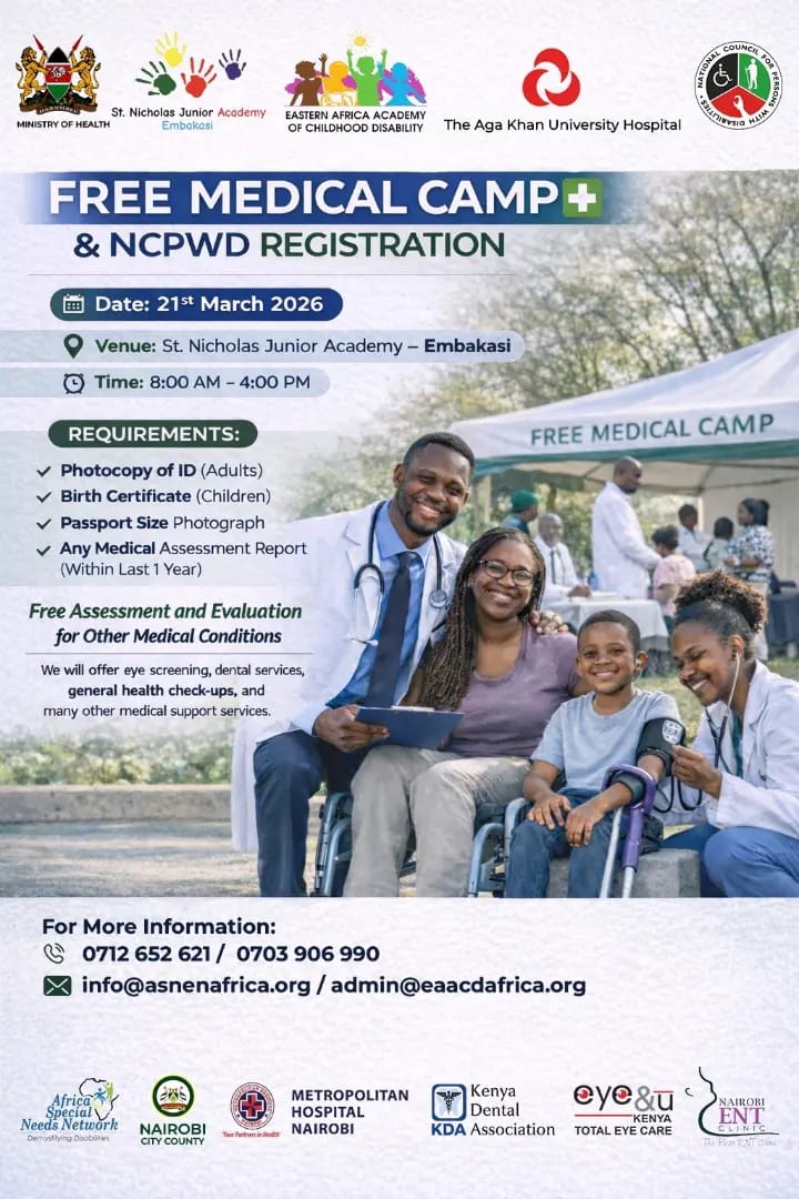 Ubuntu Medical Camp and NCPWD registration, Embakasi